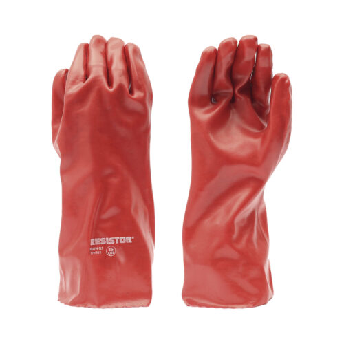535675-KRON-Q1-35-CMS-1 GUANTE KRON PVC ROJO Q1 14' (36CM) ISP RESISTOR