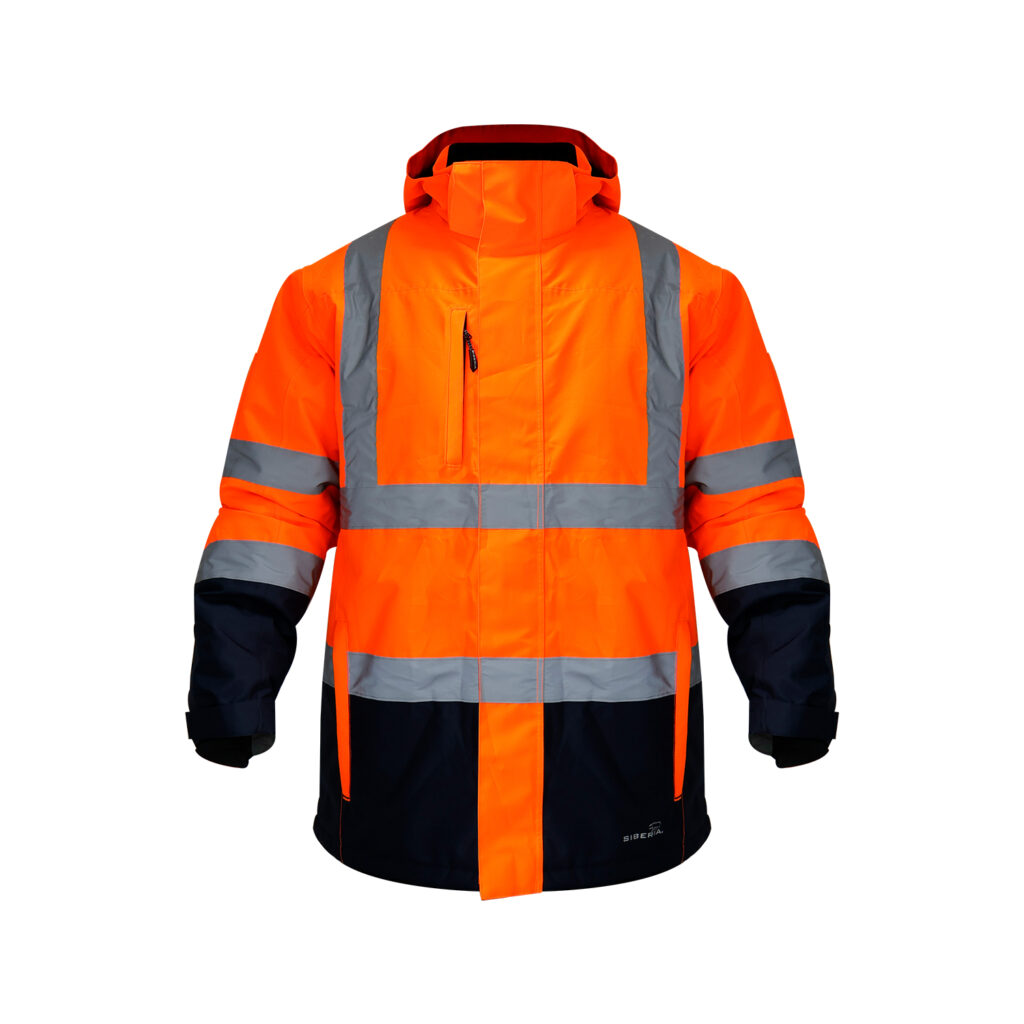 Parka térmica alta visibilidad Therm 360 bicolor Naranja/Azul