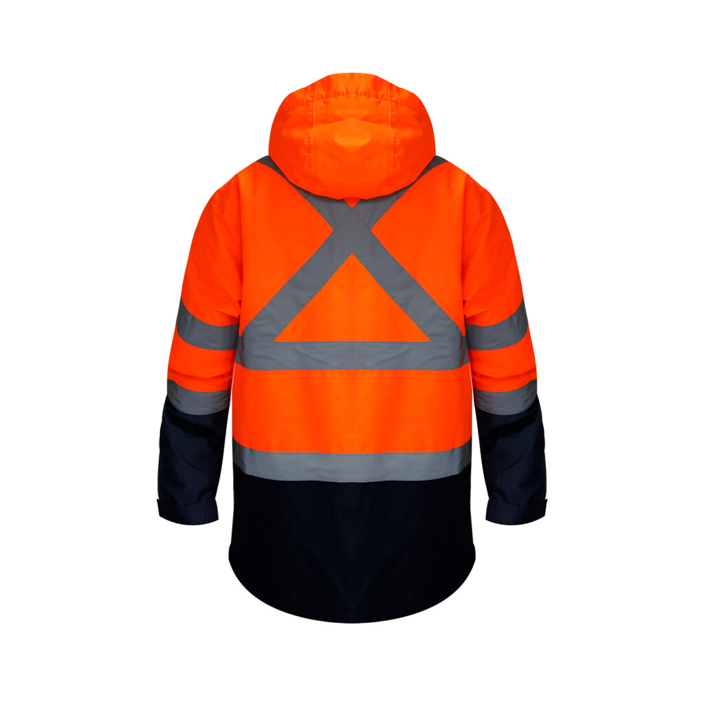 Parka térmica alta visibilidad Therm 360 bicolor Naranja/Azul