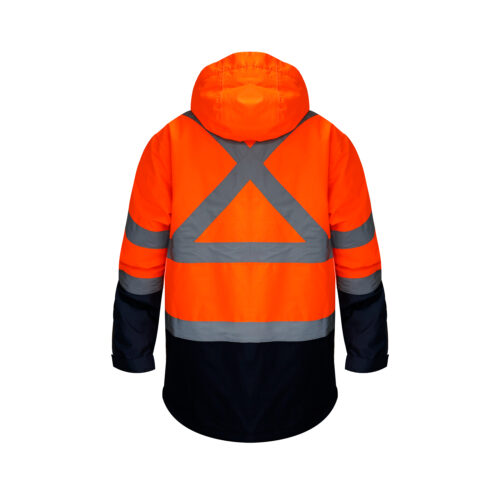 Parka térmica alta visibilidad Therm 360 bicolor Naranja/Azul