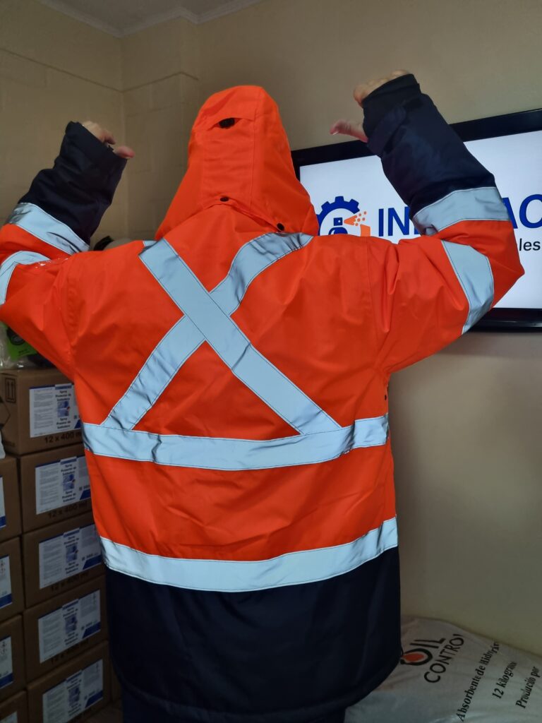 Parka térmica alta visibilidad Therm 360 bicolor Naranja/Azul