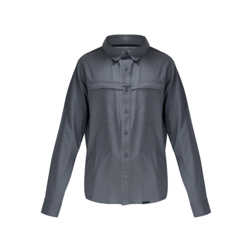 CAMISA OUTDOOR ANTIACIDA GRIS KUMEN