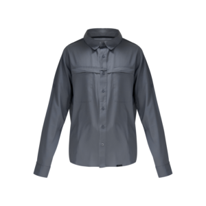CAMISA OUTDOOR ANTIACIDA GRIS KUMEN