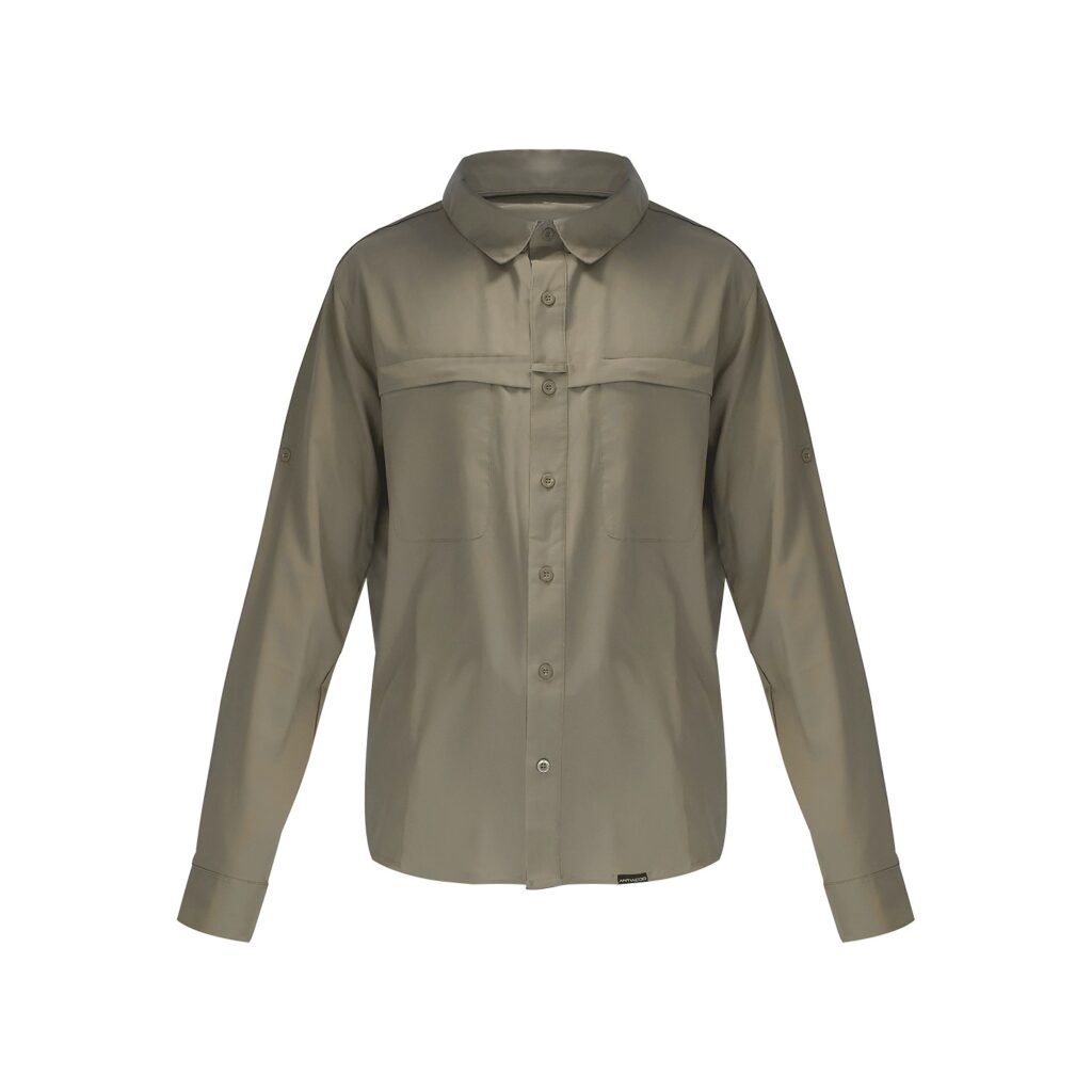 CAMISA OUTDOOR ANTIACIDA BEIGE KUMEN