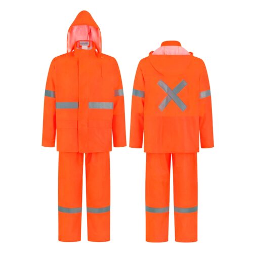 TRAJE SEALTOP PU/PVC HI-VIS NARANJA SIBERIA