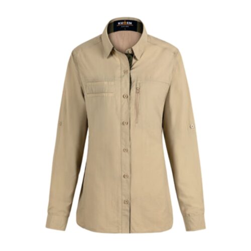 BLUSA OUTDOOR ANTIACIDA BEIGE KUMEN