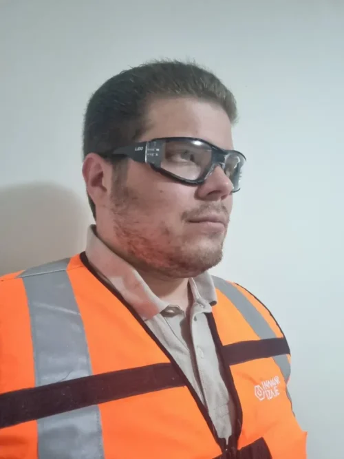 Lente de seguridad sellado antiempañante Resistor Lido ISP