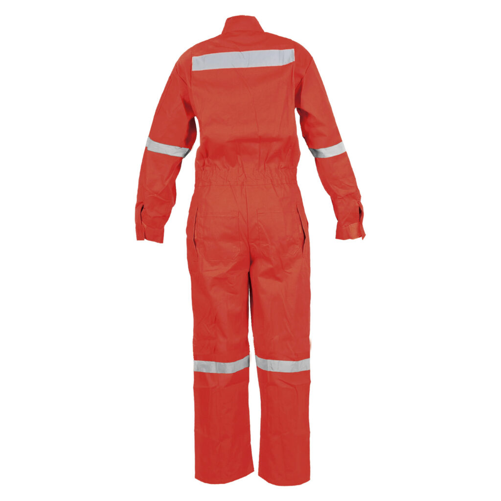 Overol de trabajo reflectante Poplin Kumen Rojo