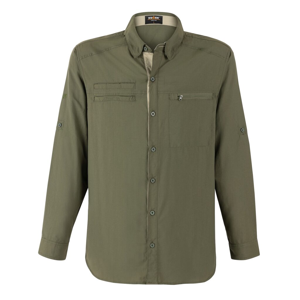 CAMISA OUTDOOR VERDE OLIVA KUMEN