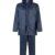 Traje impermeable para lluvia Traffic T18 azul | Chaqueta y pantalón