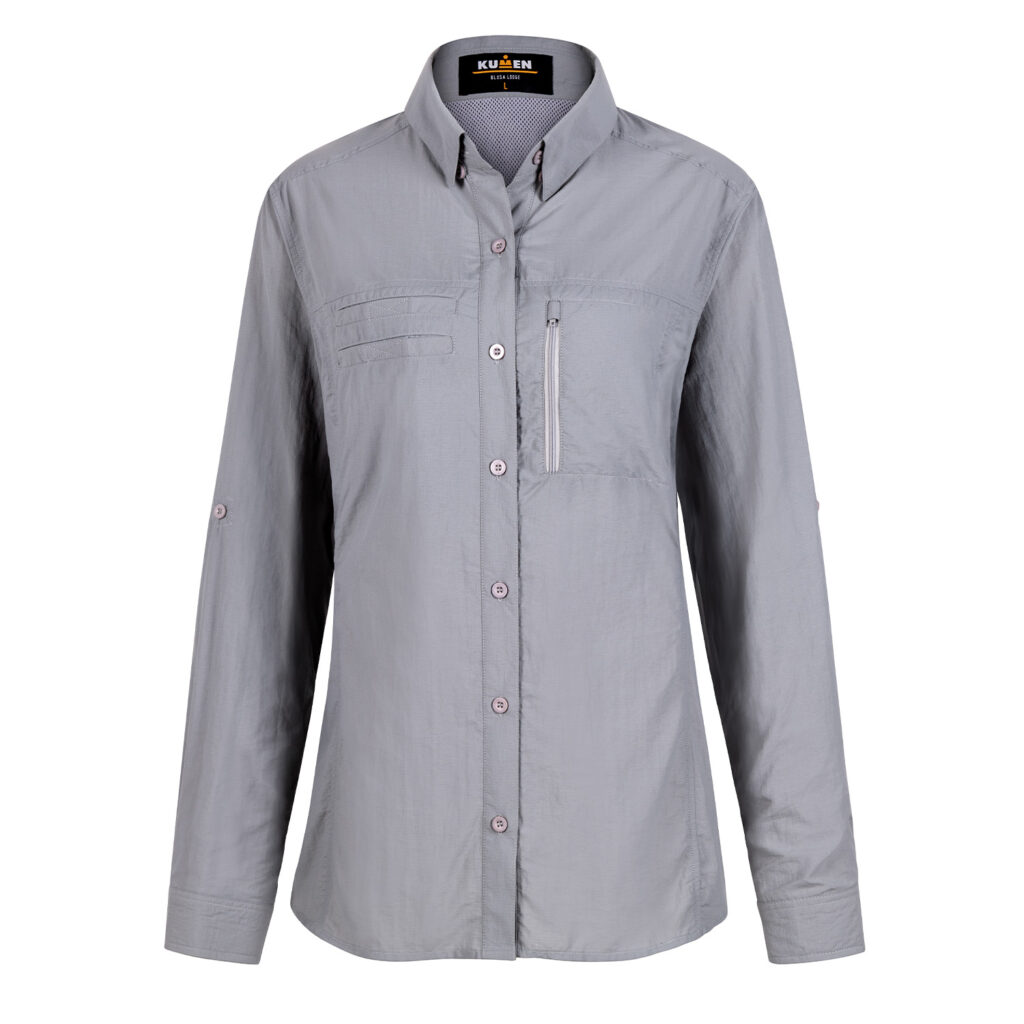 BLUSA OUTDOOR GRIS KUMEN