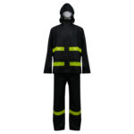 TRAJE SEALTOP PU/PVC ANTIÁCIDO DÍA Y NOCHE CON CINTA REFLECTANTE VERDE SIBERIA