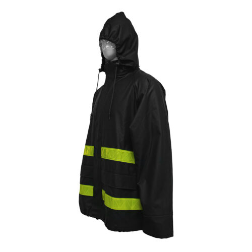 TRAJE SEALTOP PU/PVC ANTIÁCIDO DÍA Y NOCHE CON CINTA REFLECTANTE VERDE SIBERIA