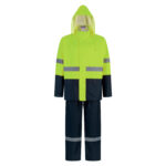 TRAJE SEALTOP PU/PVC ANTIÁCIDO AMARILLO/AZÚL CON CINTA REFLECTANTE SIBERIA
