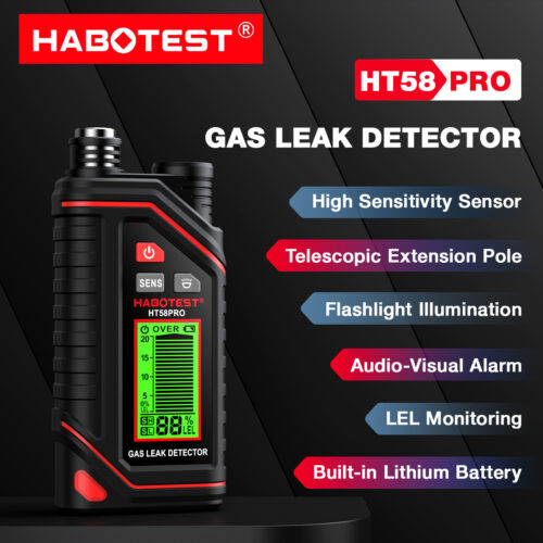 HT58PRO-主图详情_01 Detector de Fugas de Gas Licuado GLP HABOTEST HT58PRO Recargable USB