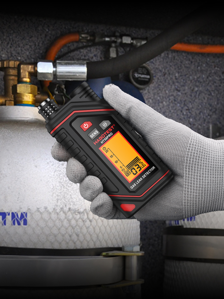 Detector de Fugas de Gas Licuado GLP HABOTEST HT58PRO Recargable USB