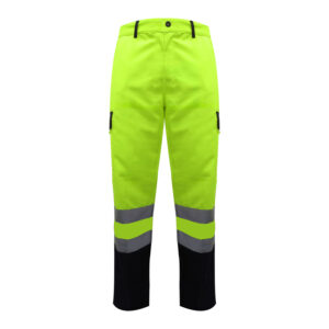 1054047-PANTALON-BICOLOR-AMARILLO-1 PANTALÓN CARGO ALTA VISIBILIDAD BICOLOR AMARILLO KUMEN