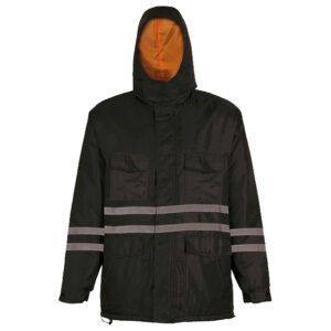 Parka térmica Negra  Therm 6000 Siberia certificada hasta -45°C