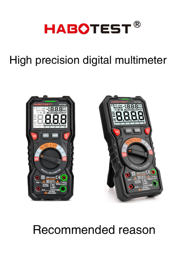 Multímetro digital True RMS HABOTEST HT118A CAT III 1000V