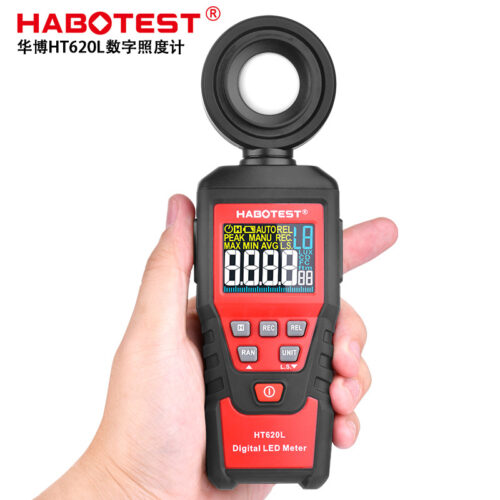 HT620L-2 Luxómetro digital HABOTEST HT620 para iluminación LED
