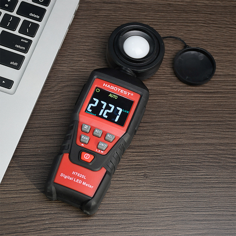Luxómetro digital HABOTEST HT620 para iluminación LED