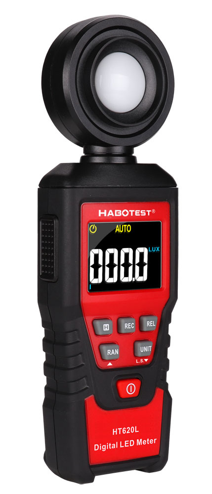 HT620L-7 Luxómetro digital HABOTEST HT620 para iluminación LED