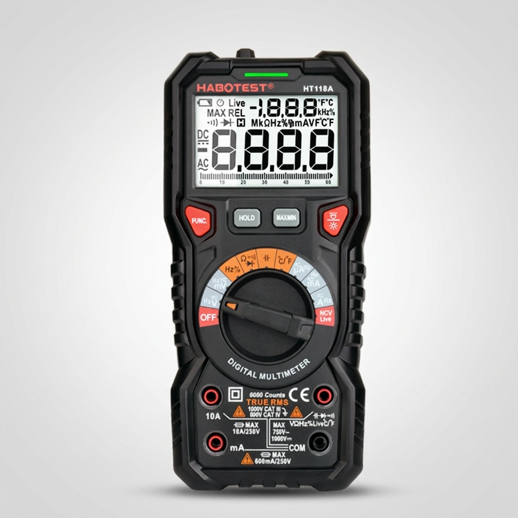 Multímetro digital True RMS HABOTEST HT118A CAT III 1000V