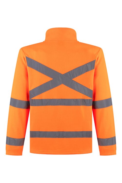 813492-MICROPOLAR_NARANJO_FLUOR_Naranjo-3 POLERÓN MICROPOLAR FLUOR CINTA REFLECTANTE NARANJO KUMEN