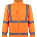 POLERÓN MICROPOLAR FLUOR CINTA REFLECTANTE NARANJO KUMEN