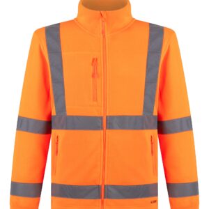 POLERÓN MICROPOLAR FLUOR CINTA REFLECTANTE NARANJO KUMEN