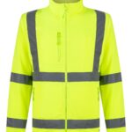 POLERÓN MICROPOLAR FLUOR CINTA REFLECTANTE AMARILLO