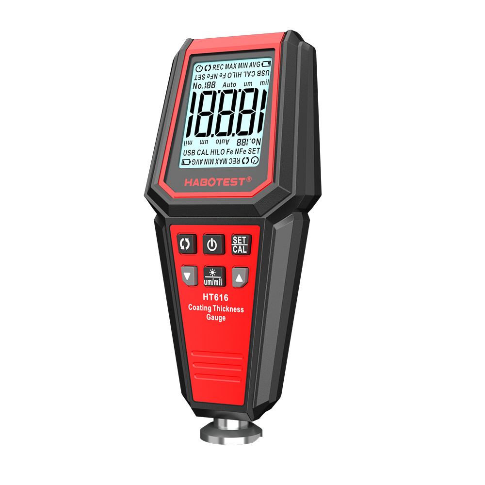 Medidor de espesor de pintura y recubrimientos HABOTEST HT616