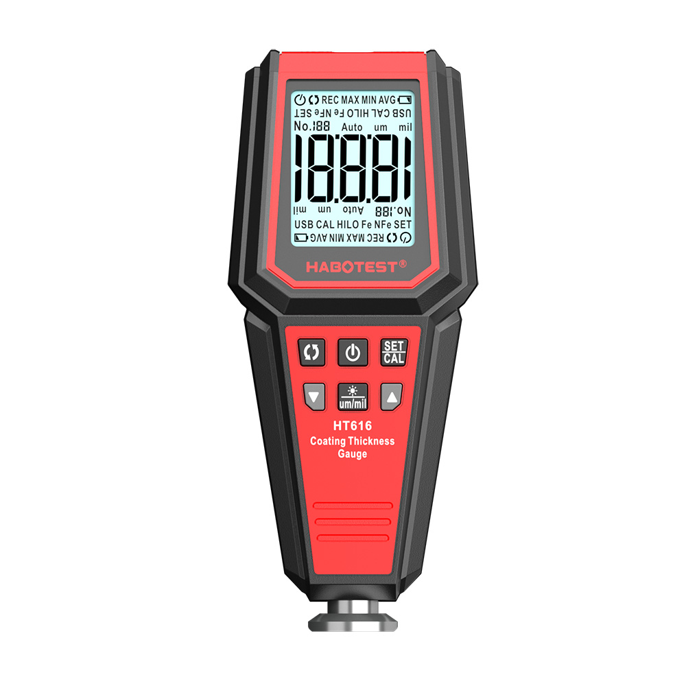 Medidor de espesor de pintura y recubrimientos HABOTEST HT616