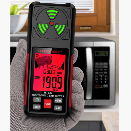 Medidor de campos electromagnéticos HABOTEST HT627 EMF 3 en 1