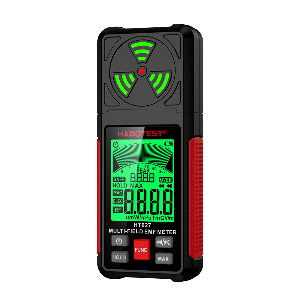 Medidor de campos electromagnéticos HABOTEST HT627 EMF 3 en 1