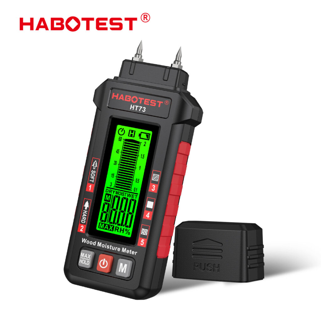 Medidor de humedad para madera y materiales HABOTEST HT73
