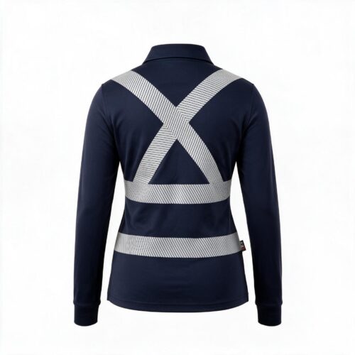 1108504-POLERA-FR370-2-MUJER Polera ignífuga mujer para arco eléctrico Nomax FR370