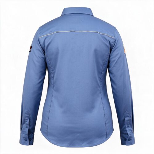 1108554-BLUSA-FR380-2 Blusa ignífuga mujer para arco eléctrico Nomax FR380