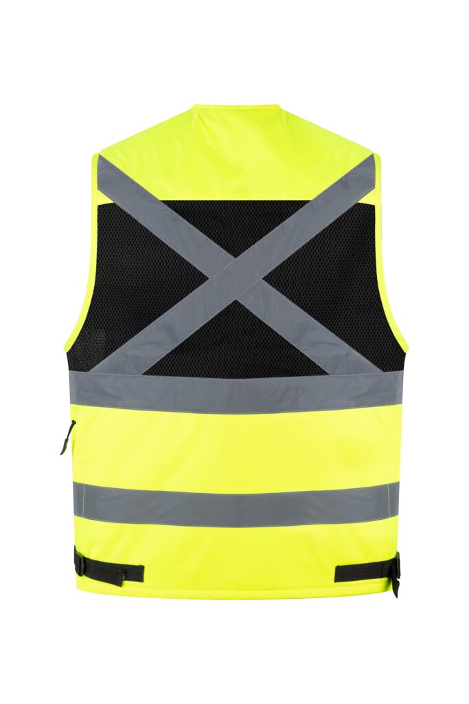 Chaleco geólogo minero Amarillo alta visibilidad Kumen