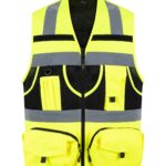 Chaleco geólogo minero Amarillo alta visibilidad Kumen