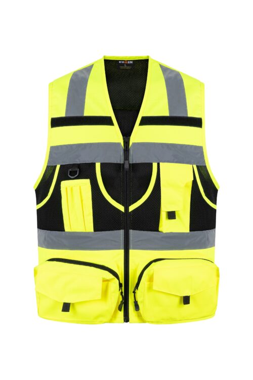 814674-CHALECO_GEOPLUS_AMARILLO-1 Chaleco geólogo minero Amarillo alta visibilidad Kumen
