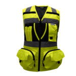Chaleco geólogo Minero mujer alta visibilidad GeoPlus Kumen Amarillo