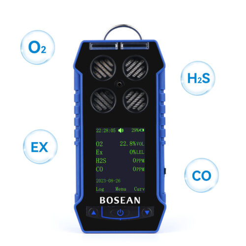 BH-4S (1) Detector Multigás BOSEAN BH-4S de 4 Gases O₂, CO, H₂S y LEL