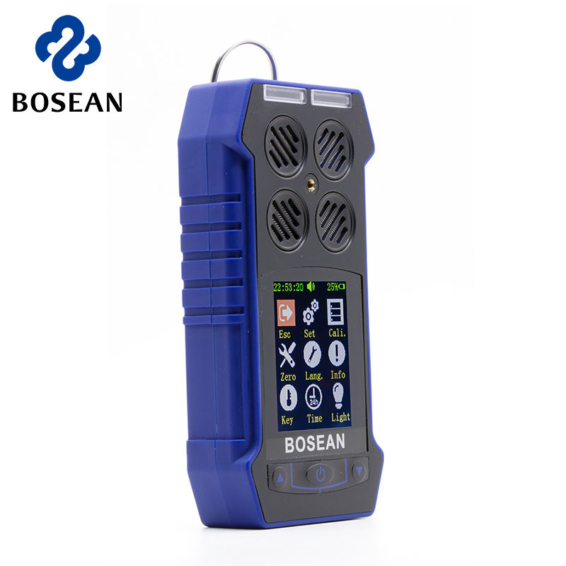 Detector Multigás BOSEAN BH-4S de 4 Gases O₂, CO, H₂S y LEL