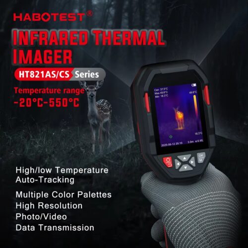 Cámara Termográfica HABOTEST HT821CS de Alta Resolución con Imagen Fusionada